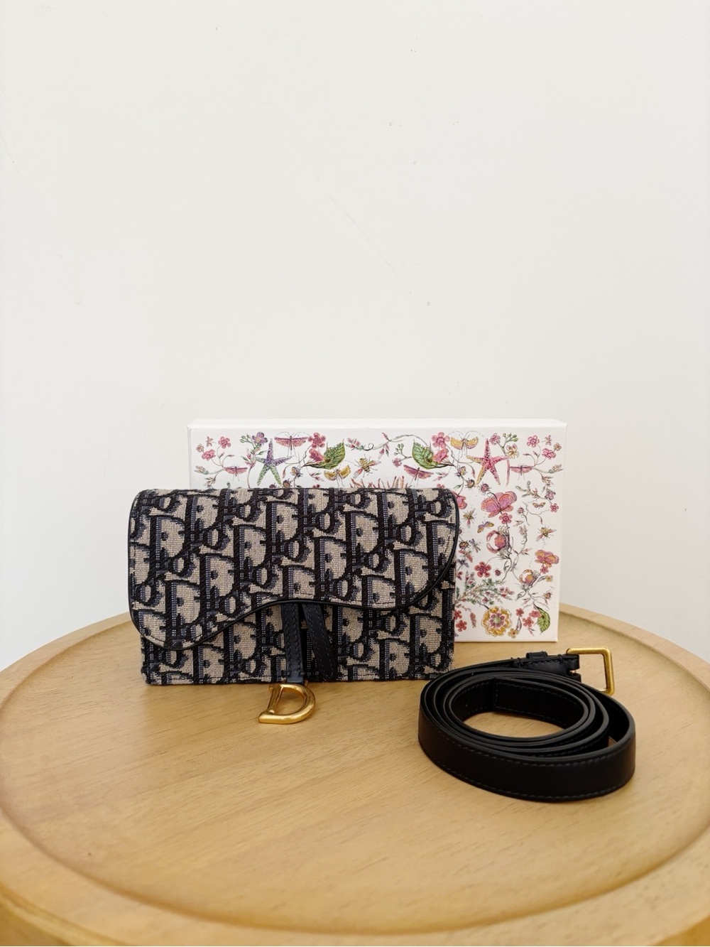 Christian Dior Oblique Saddle Belt Pouch Bag